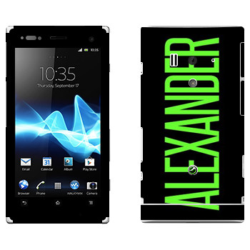   «Alexander»   Sony Xperia Acro S