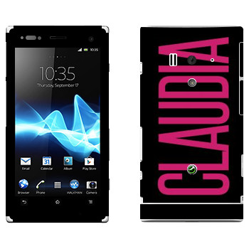   «Claudia»   Sony Xperia Acro S