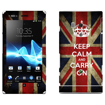   «Keep calm and carry on»   Sony Xperia Acro S