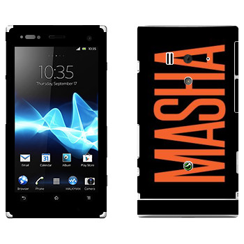   «Masha»   Sony Xperia Acro S