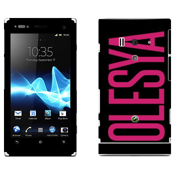   «Olesya»   Sony Xperia Acro S