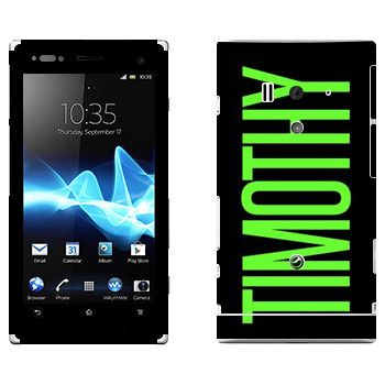   «Timothy»   Sony Xperia Acro S