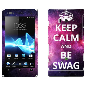   «Keep Calm and be SWAG»   Sony Xperia Acro S
