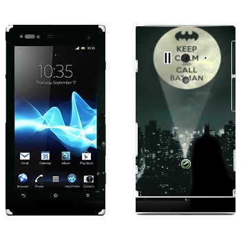   «Keep calm and call Batman»   Sony Xperia Acro S