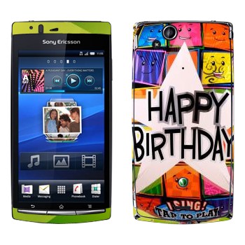   «  Happy birthday»   Sony Xperia Arc/Arc S