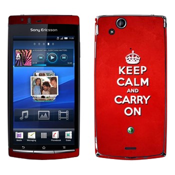   «Keep calm and carry on - »   Sony Xperia Arc/Arc S