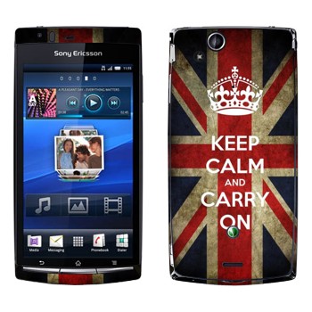   «Keep calm and carry on»   Sony Xperia Arc/Arc S