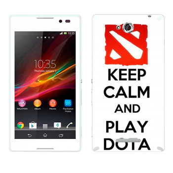   «Keep calm and Play DOTA»   Sony Xperia C