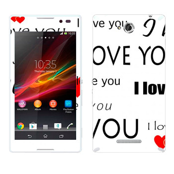   «I Love You -   »   Sony Xperia C