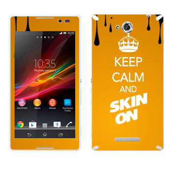   «Keep calm and Skinon»   Sony Xperia C