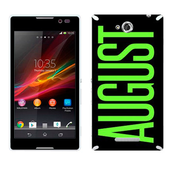   «August»   Sony Xperia C