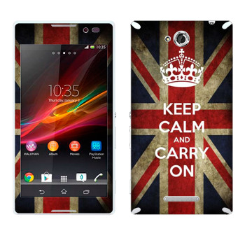   «Keep calm and carry on»   Sony Xperia C
