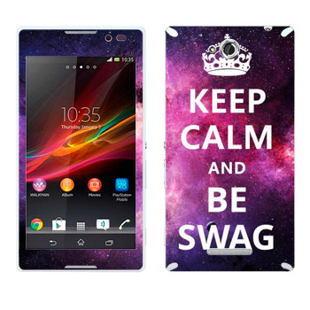   «Keep Calm and be SWAG»   Sony Xperia C