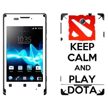   «Keep calm and Play DOTA»   Sony Xperia E/Xperia E Dual