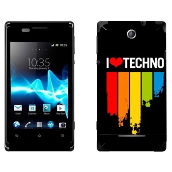   «I love techno»   Sony Xperia E/Xperia E Dual