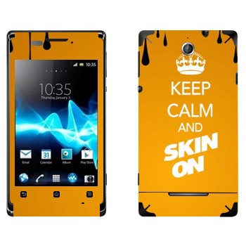   «Keep calm and Skinon»   Sony Xperia E/Xperia E Dual