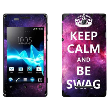   «Keep Calm and be SWAG»   Sony Xperia E/Xperia E Dual