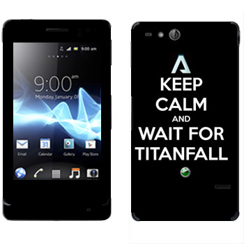   «Keep Calm and Wait For Titanfall»   Sony Xperia Go