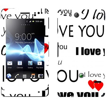   «I Love You -   »   Sony Xperia Go