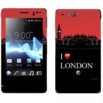   «I love London»   Sony Xperia Go