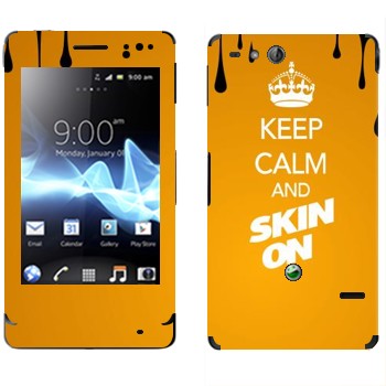   «Keep calm and Skinon»   Sony Xperia Go