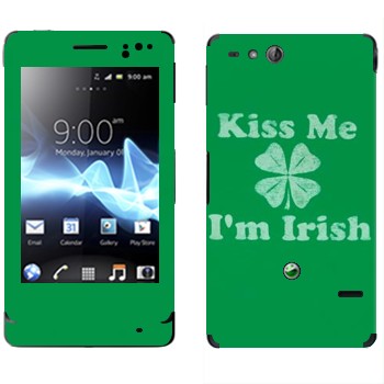   «Kiss me - I'm Irish»   Sony Xperia Go