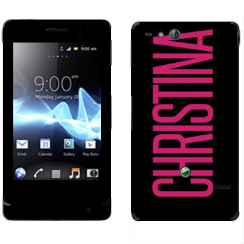   «Christina»   Sony Xperia Go
