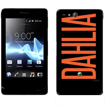   «Dahlia»   Sony Xperia Go