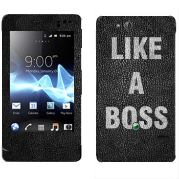   « Like A Boss»   Sony Xperia Go