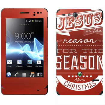   «Jesus is the reason for the season»   Sony Xperia Go