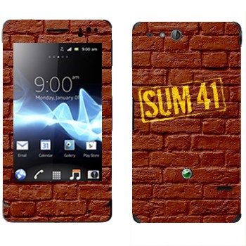   «- Sum 41»   Sony Xperia Go