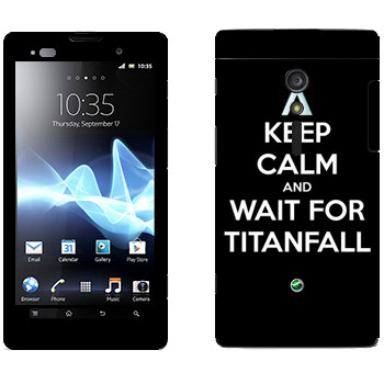   «Keep Calm and Wait For Titanfall»   Sony Xperia Ion