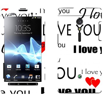   «I Love You -   »   Sony Xperia Ion