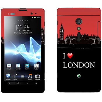   «I love London»   Sony Xperia Ion
