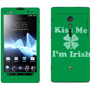   «Kiss me - I'm Irish»   Sony Xperia Ion