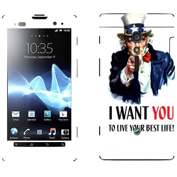   « : I want you!»   Sony Xperia Ion