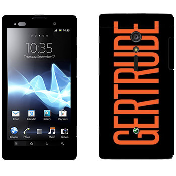   «Gertrude»   Sony Xperia Ion