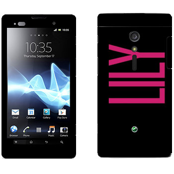   «Lily»   Sony Xperia Ion
