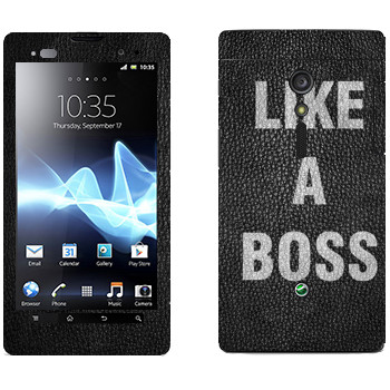   « Like A Boss»   Sony Xperia Ion
