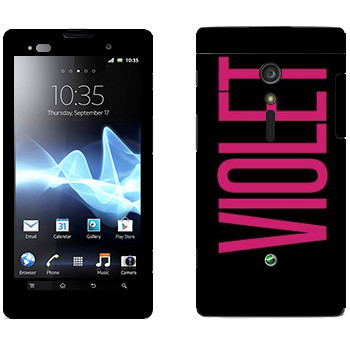   «Violet»   Sony Xperia Ion
