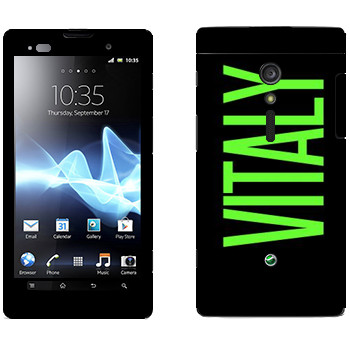   «Vitaly»   Sony Xperia Ion