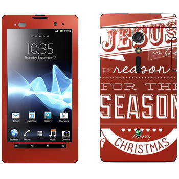   «Jesus is the reason for the season»   Sony Xperia Ion