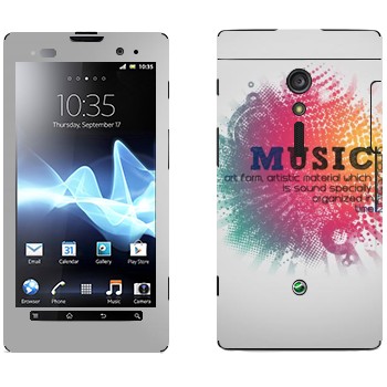   « Music   »   Sony Xperia Ion