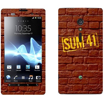   «- Sum 41»   Sony Xperia Ion