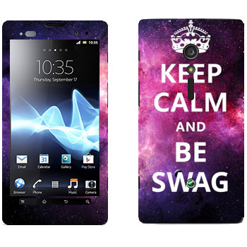   «Keep Calm and be SWAG»   Sony Xperia Ion