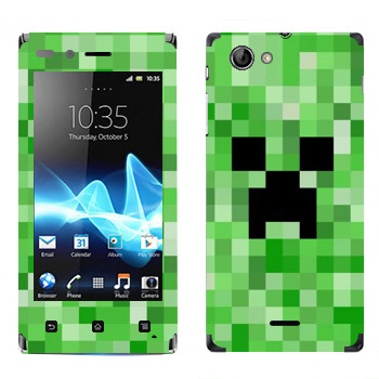   «Creeper face - Minecraft»   Sony Xperia J