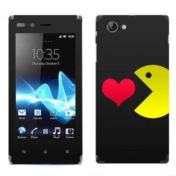   «I love Pacman»   Sony Xperia J