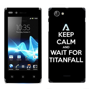   «Keep Calm and Wait For Titanfall»   Sony Xperia J