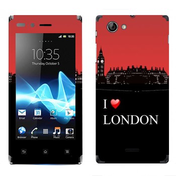   «I love London»   Sony Xperia J