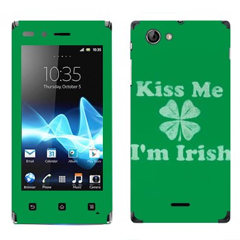   «Kiss me - I'm Irish»   Sony Xperia J